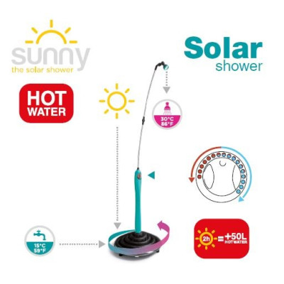 Sunny Solardusche türkis