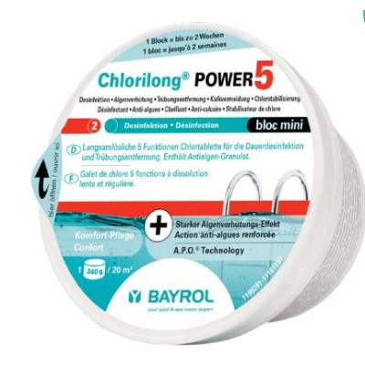 Chlorilong Power5 Bloc Mini 1 Dose - Wasserpflege mit Chlor