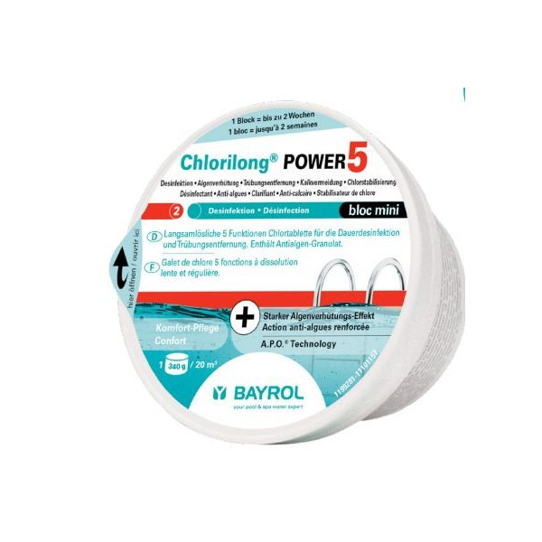 Chlorilong Power5 Bloc Mini 1 Dose - Wasserpflege mit Chlor