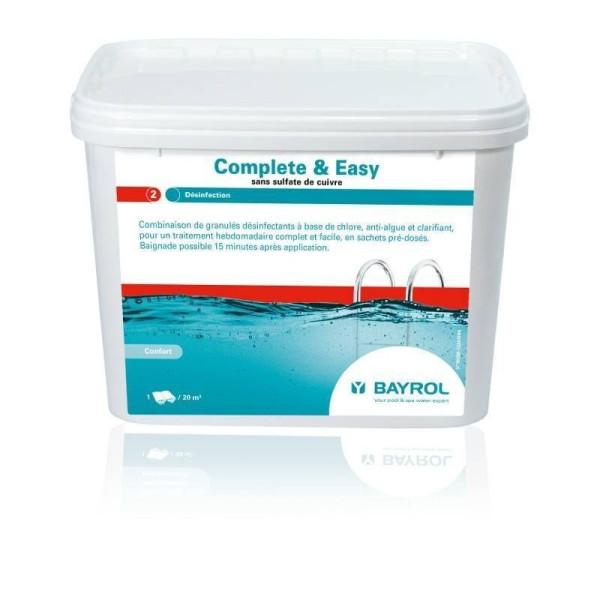 Complete & Easy Granulat 1 Eimer 2,24kg - Wasserpflege mit Chlor